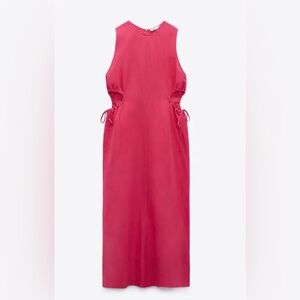 pink hot shot dress Sparkly Hot Pink Sequins Backless Homecoming Dresses SH604